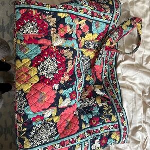 Very Bradley Floral Large Travel Tote